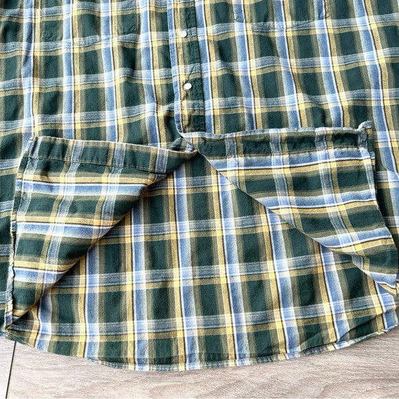 Panhandle Slim Plaid Cotton Western Button Down  Shirt - Picture 8 of 13